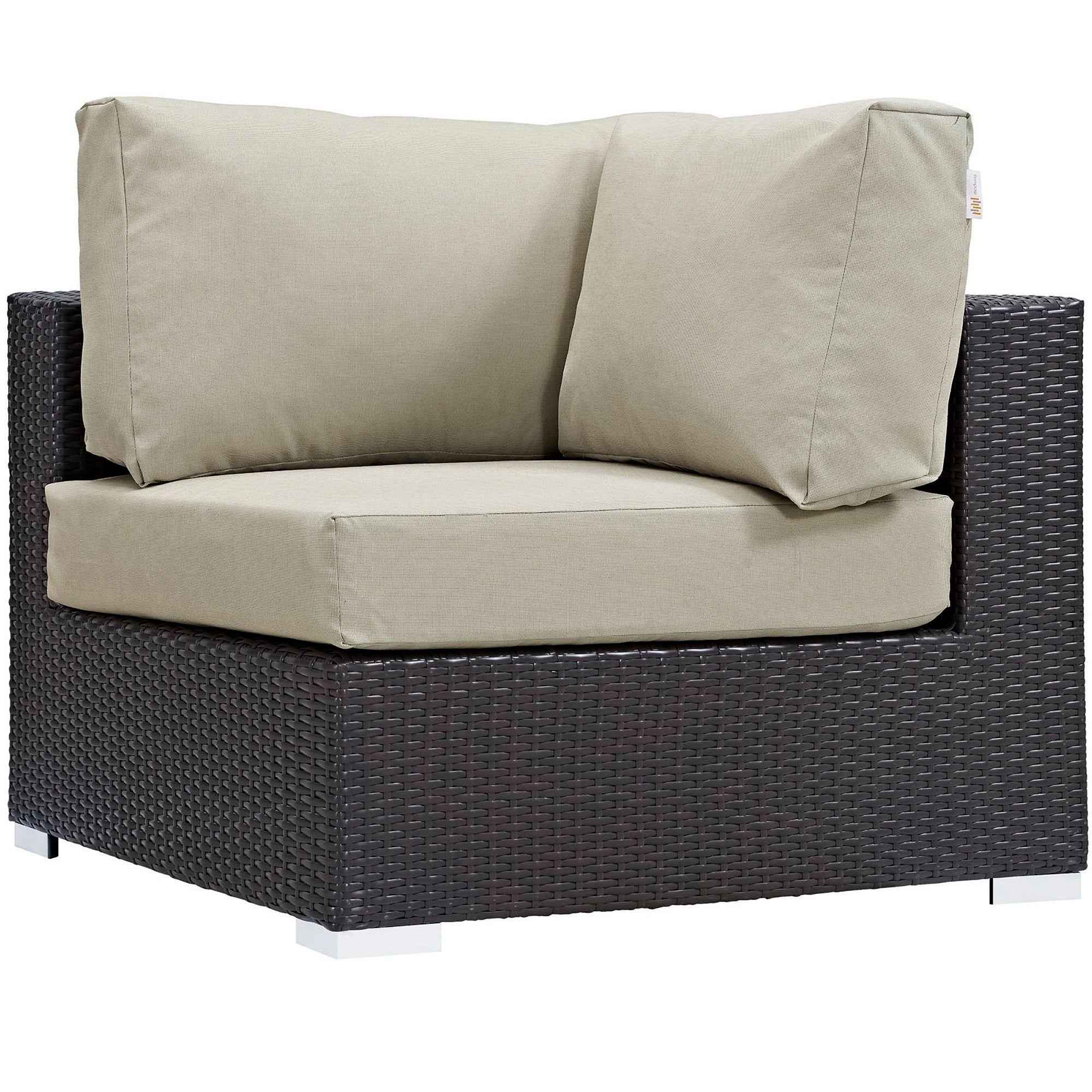 Lavish Sunset Outdoor Sectional Set - 10-Piece Convene Lounge Set by Modway