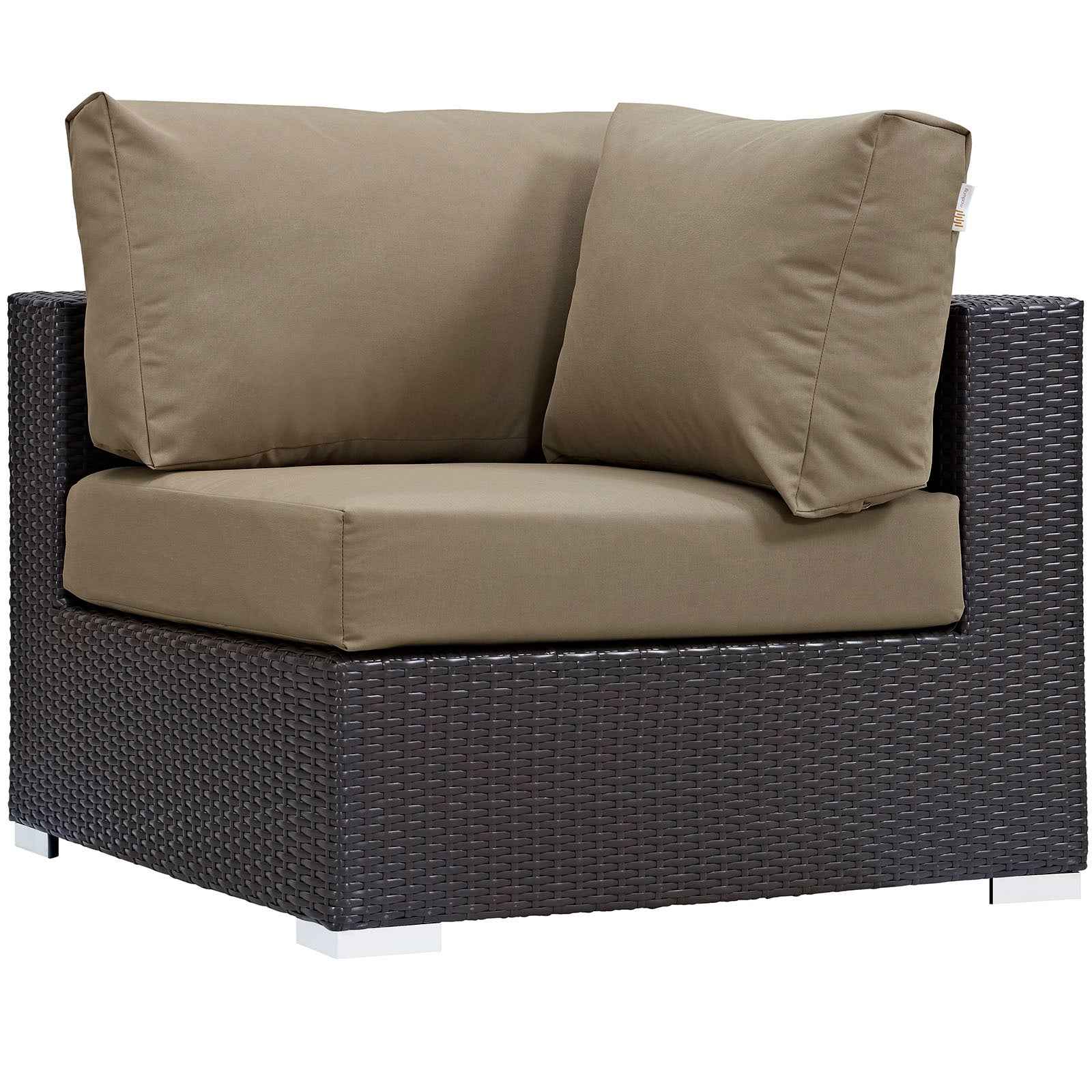 Lavish Sunset Outdoor Sectional Set - 10-Piece Convene Lounge Set by Modway