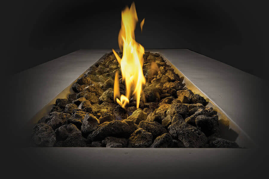 The Nexus 72" Luxury Outdoor Fire Table | The Lavish Sunset