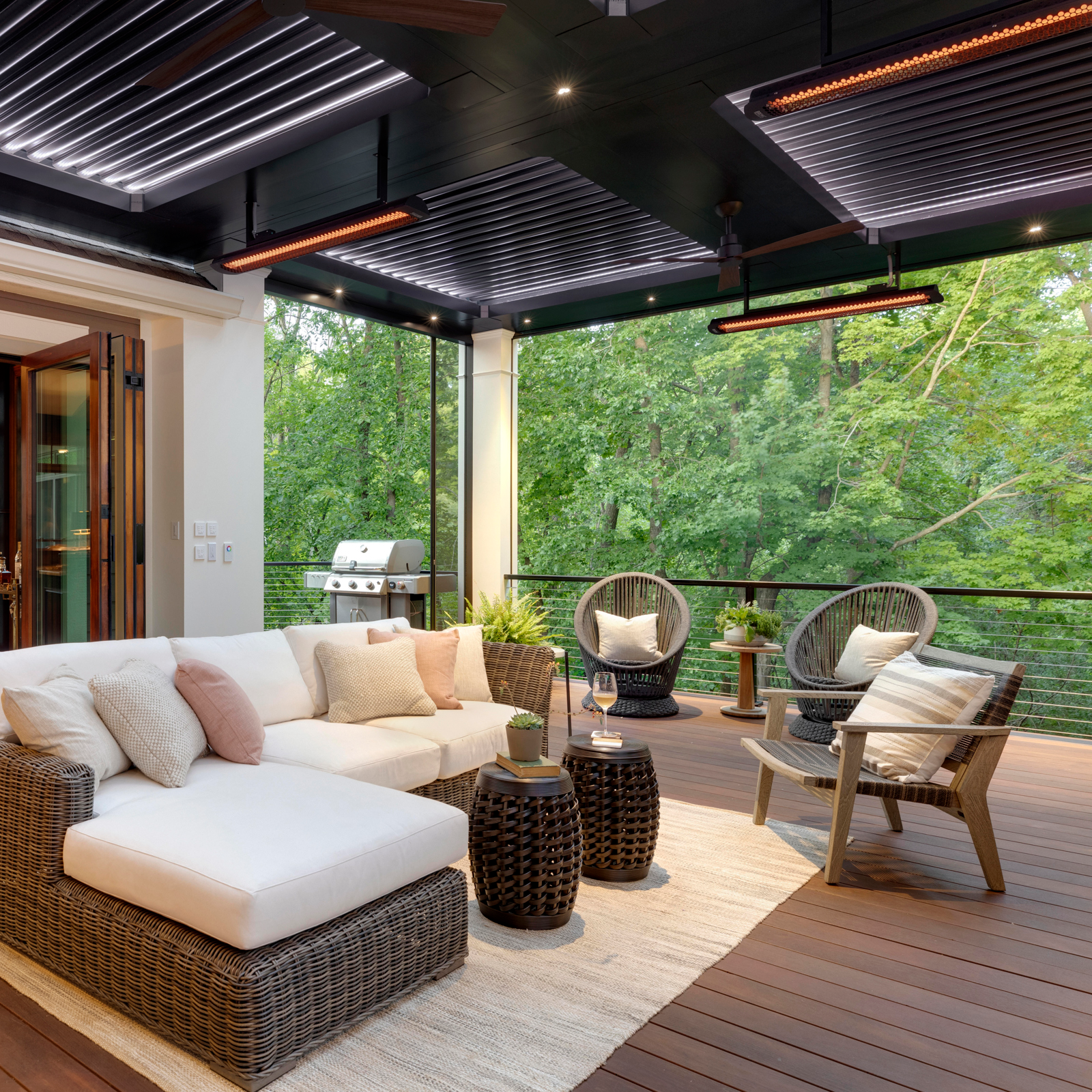 Bromic Tungsten Electric heater ceiling-mounted installation 3