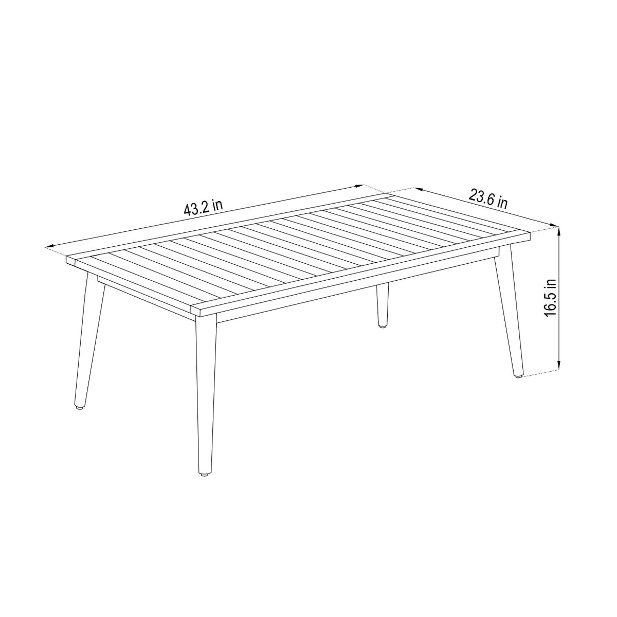 Panther Outdoor Patio Wicker and FSC Wood Seating Set
