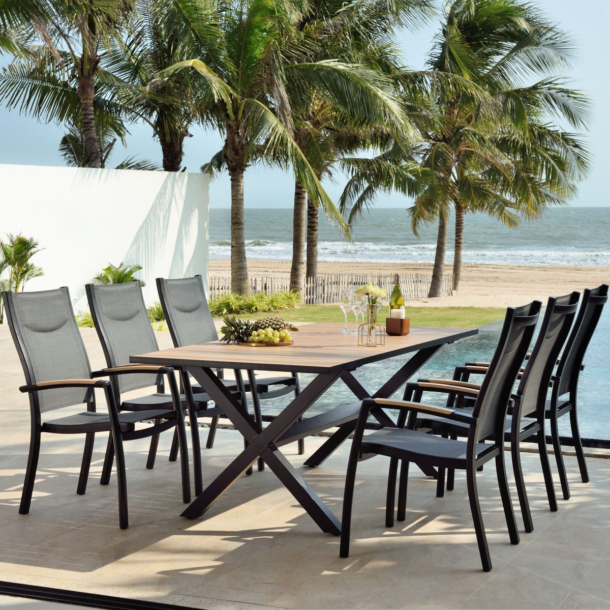 Panama Dark Rectangular Table