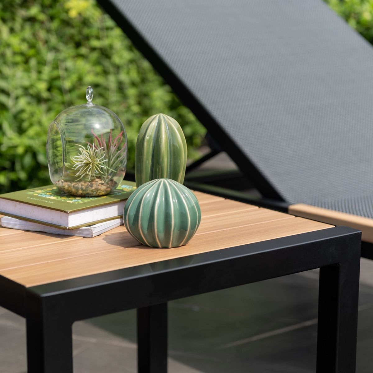 Panama Dark Duo Coffee Set & Sun Loungers - 3pc