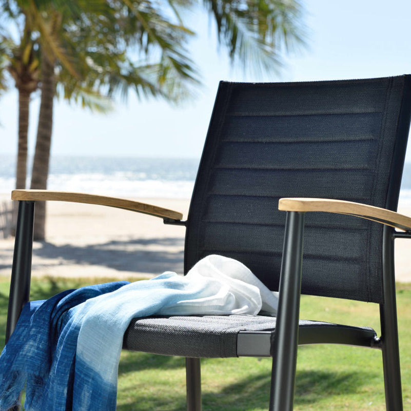 Portals Dark Lite 2pc Stacking Armchair