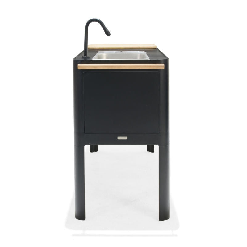 Portals Dark Outdoor Kitchen
