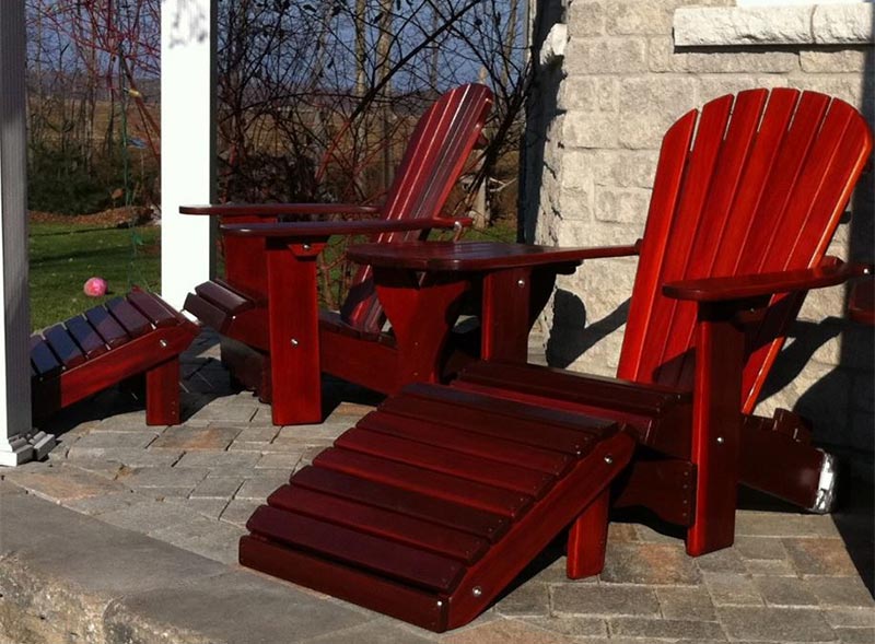 the Luxury Wooden Royal Adirondack Chair, I The Lavish Sunset
