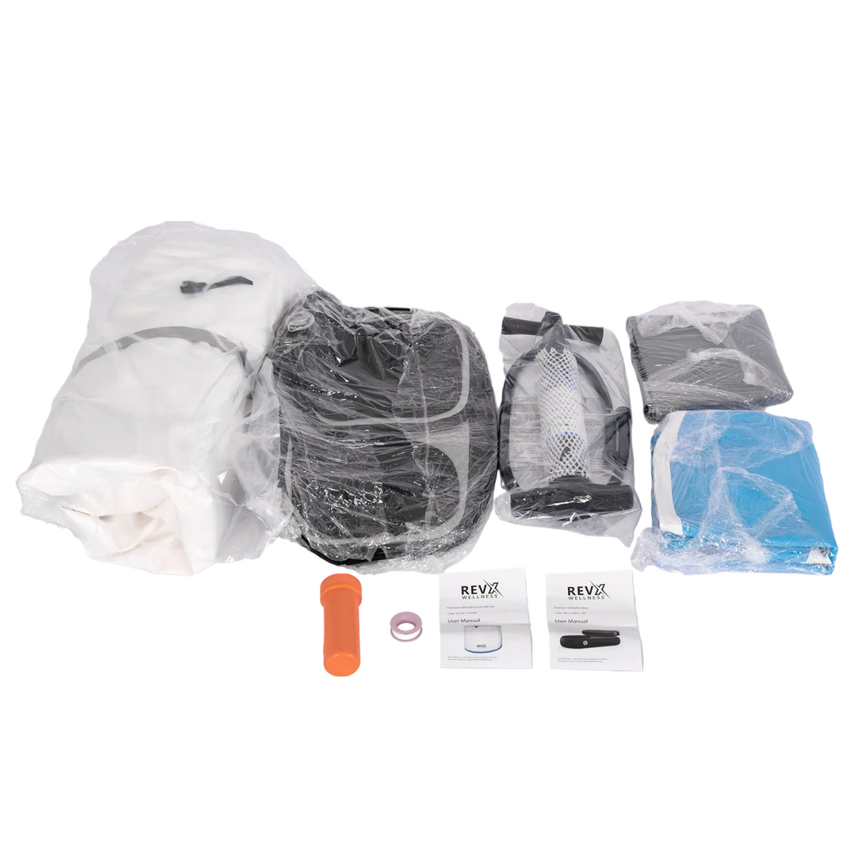 RevX Inflatable Barrel with Inflatable Steps