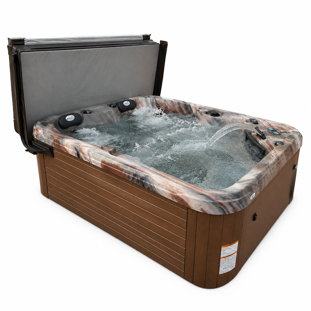Pioneer 5-Person Hot Tub – Compact Luxury with Dual Captain’s Chairs for Ultimate Relaxation