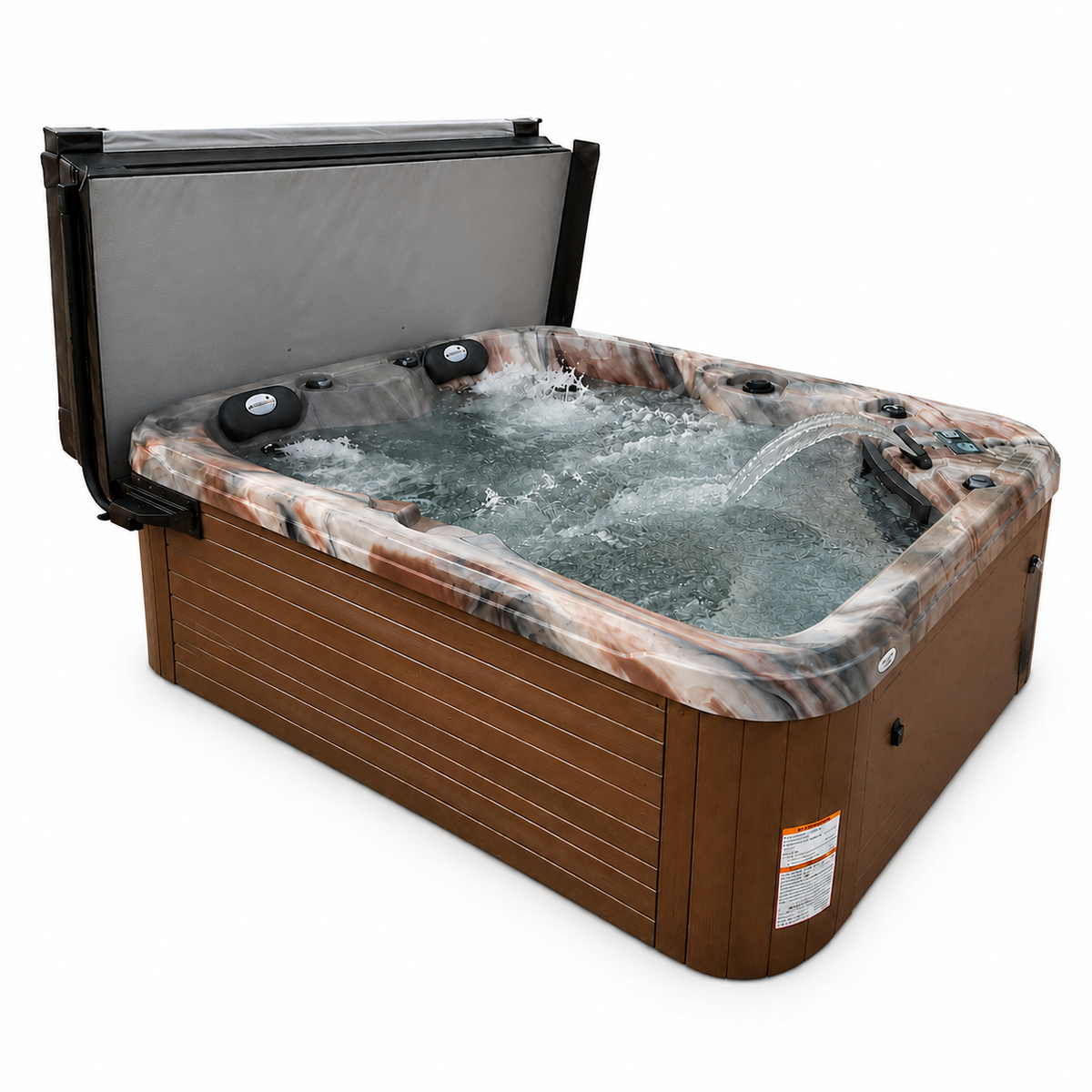 Pioneer 5-Person Hot Tub – Compact Luxury with Dual Captain’s Chairs for Ultimate Relaxation