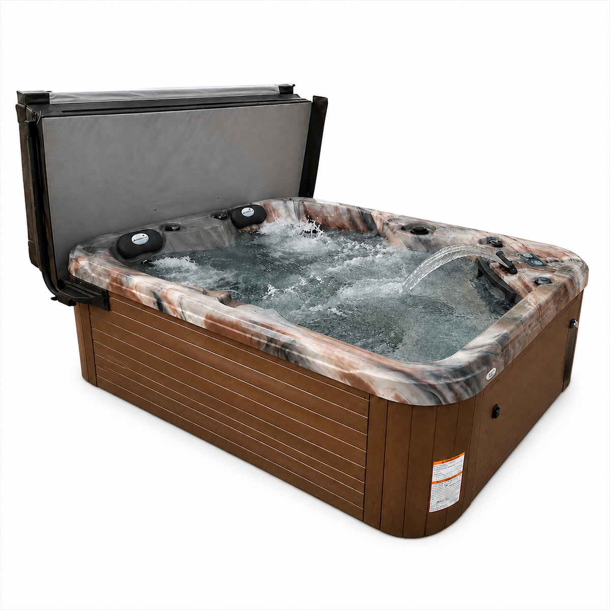 Pioneer 5-Person Hot Tub – Compact Luxury with Dual Captain’s Chairs for Ultimate Relaxation