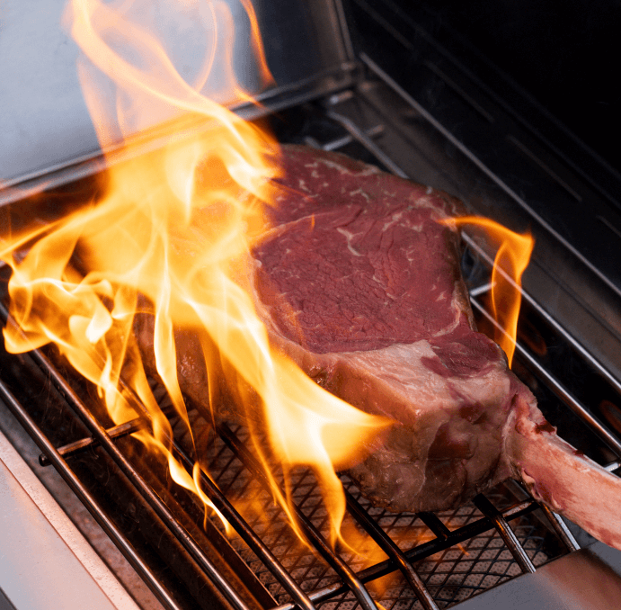 Eminence 405 Clearview® Smart Stainless Gas Grill | The Lavish Sunset