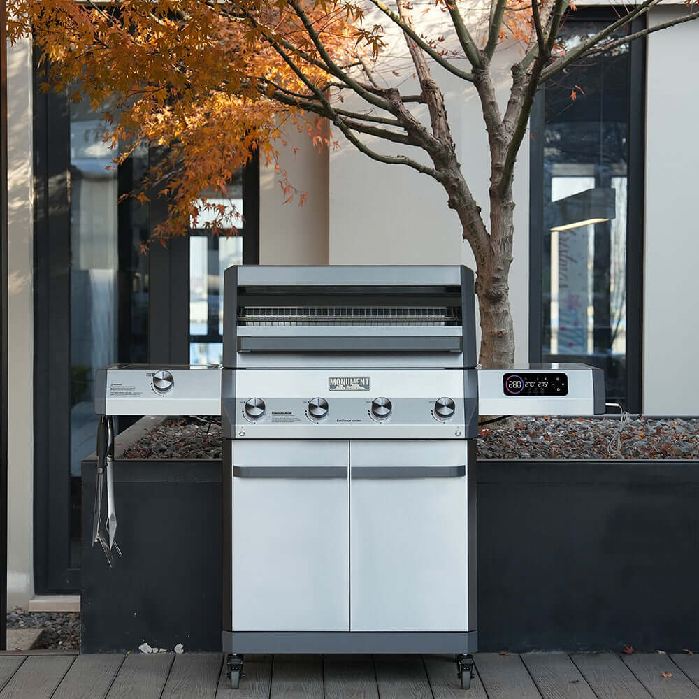 Eminence 405 Clearview® Smart Stainless Gas Grill | The Lavish Sunset