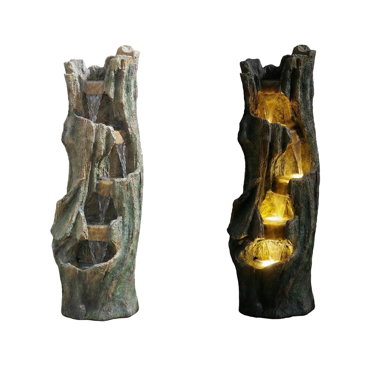 Waterfall Fountain for Outdoor Gardens and Patios