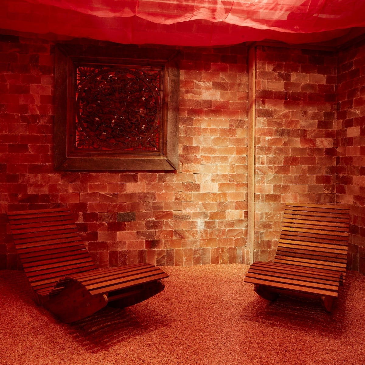 Himalayan Salt Room 4' x  4' Surface Area - 16 Sq feet - 8"x8"x2"