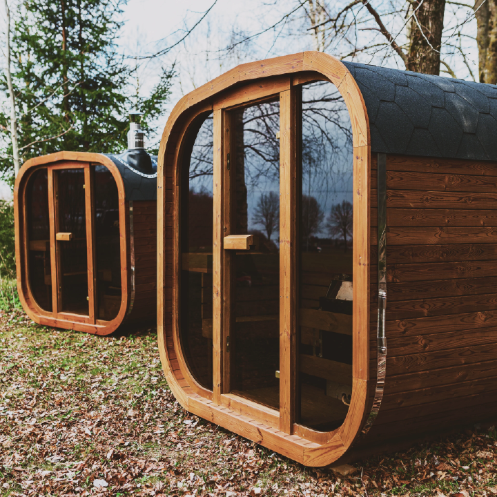 Mande MW20 Outdoor ThermoWood Sauna – Premium Backyard Relaxation by Lavish Sunset