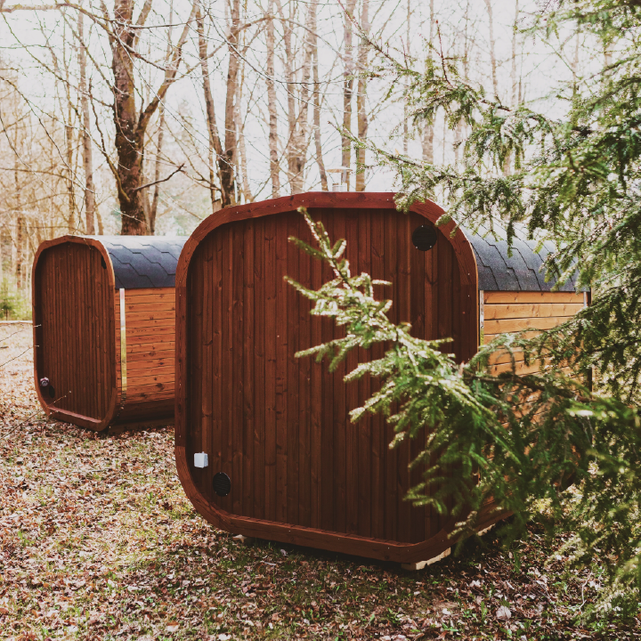 Mande MW20 Outdoor ThermoWood Sauna – Premium Backyard Relaxation by Lavish Sunset