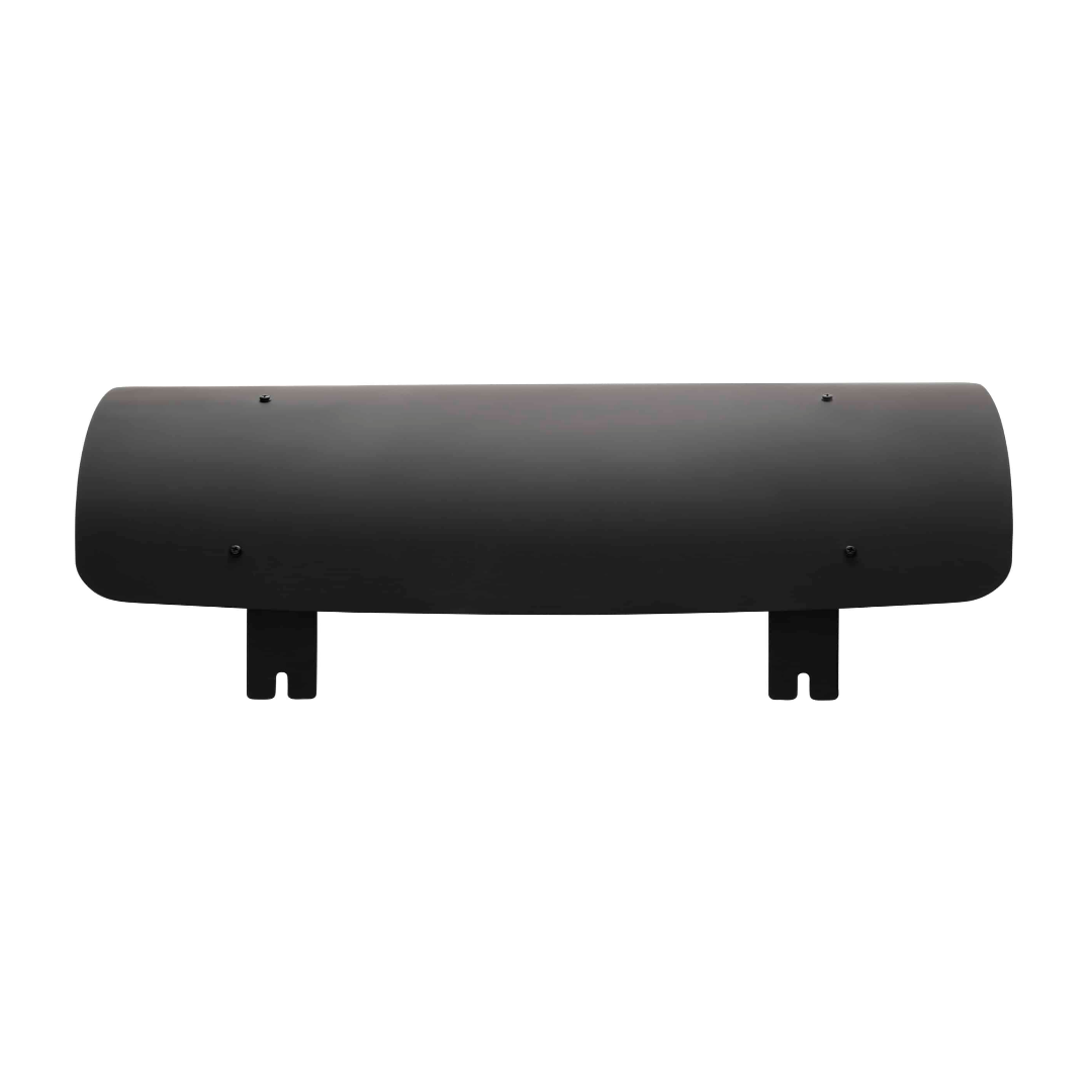 Bromic Tungsten Gas heat deflector in black