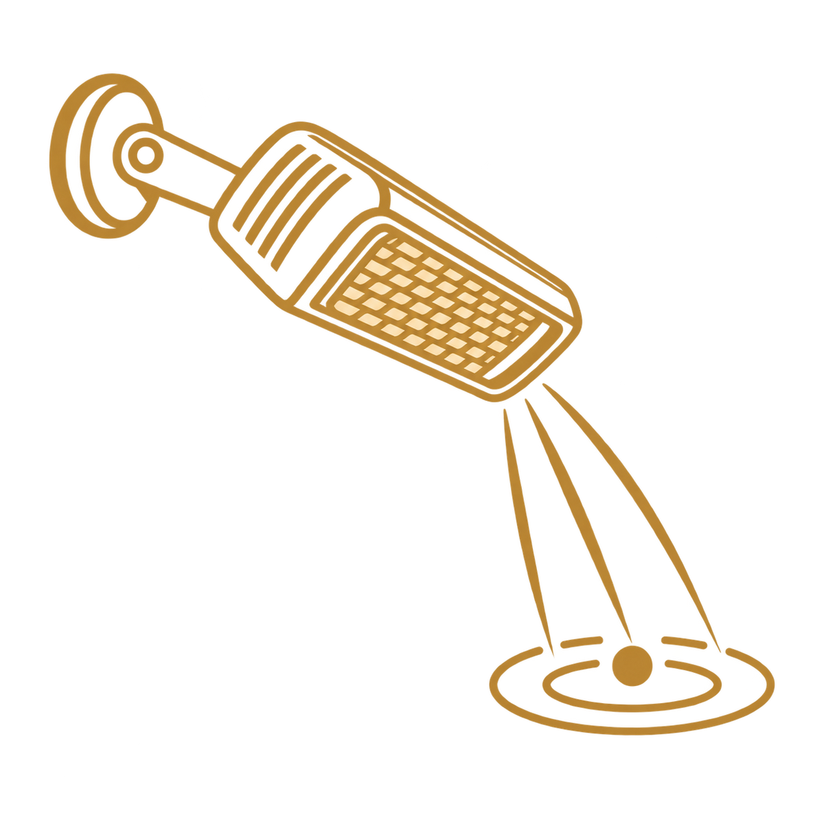 Warmth Where You Want It gold directional heat icon